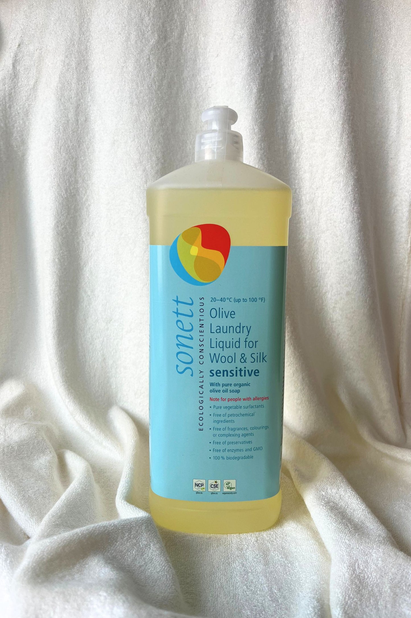 SONETT Olivový prací gel na vlnu - Sensitive 1 l