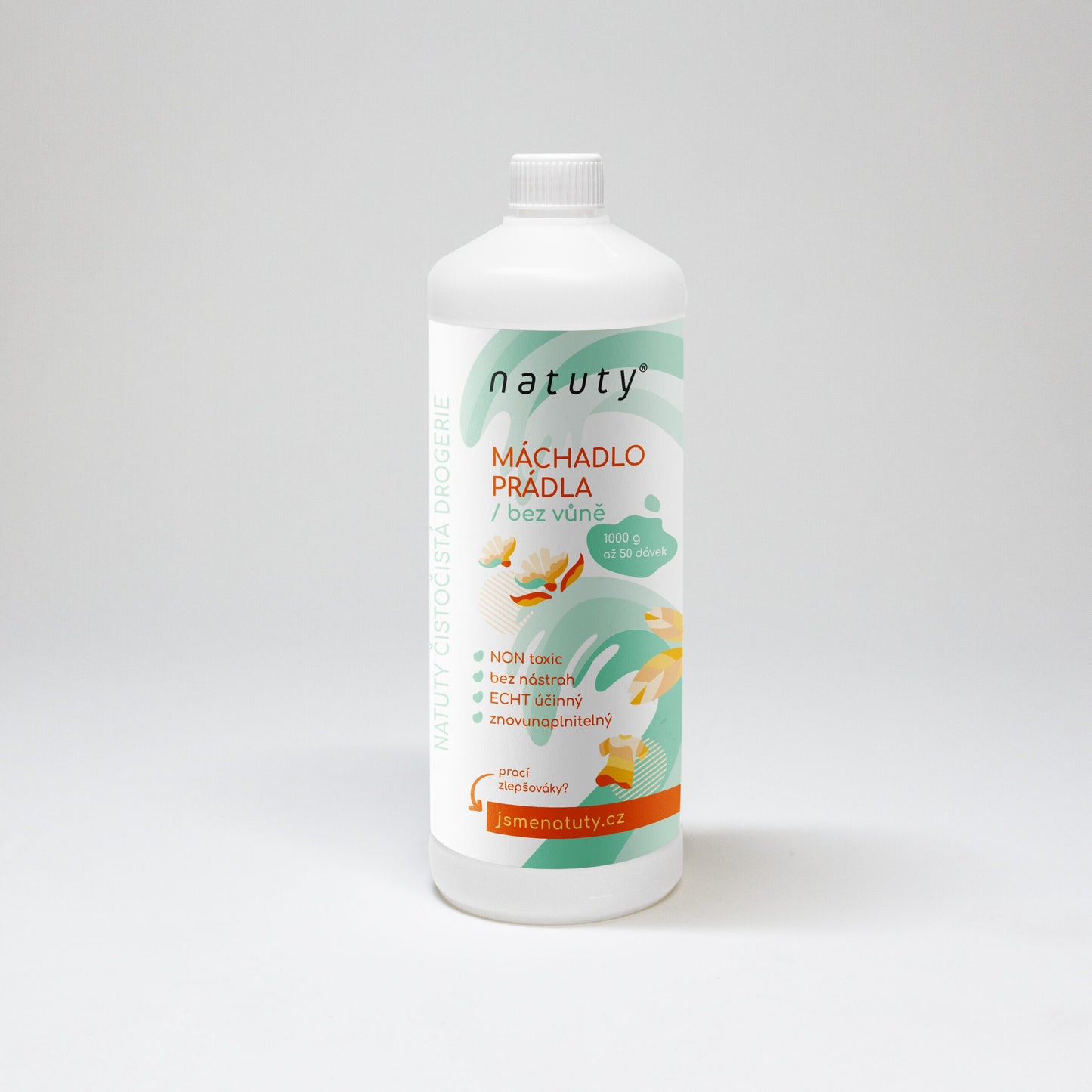 NATUTY Máchadlo prádla bez vůně 1 l