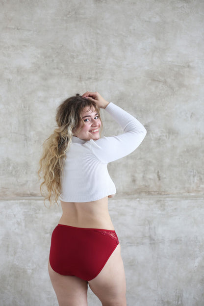 MODAL | Rafinovaná klasika bordó 4/5