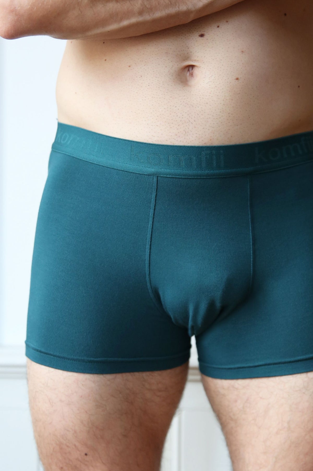 komfii | MicroMODAL & MERINO | Pánské boxerky smaragd