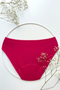Modal Menstruační kalhotky v barvě magenta - pohled zezadu