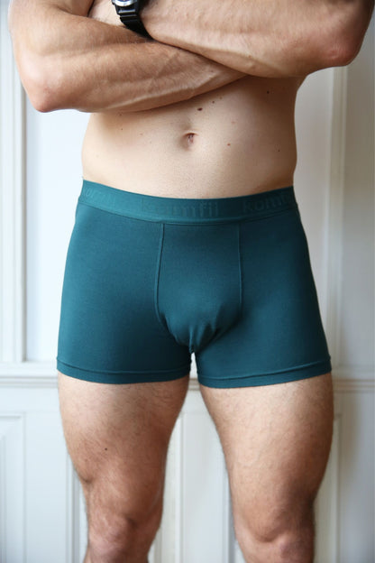 komfii | MicroMODAL & MERINO | Pánské boxerky smaragd